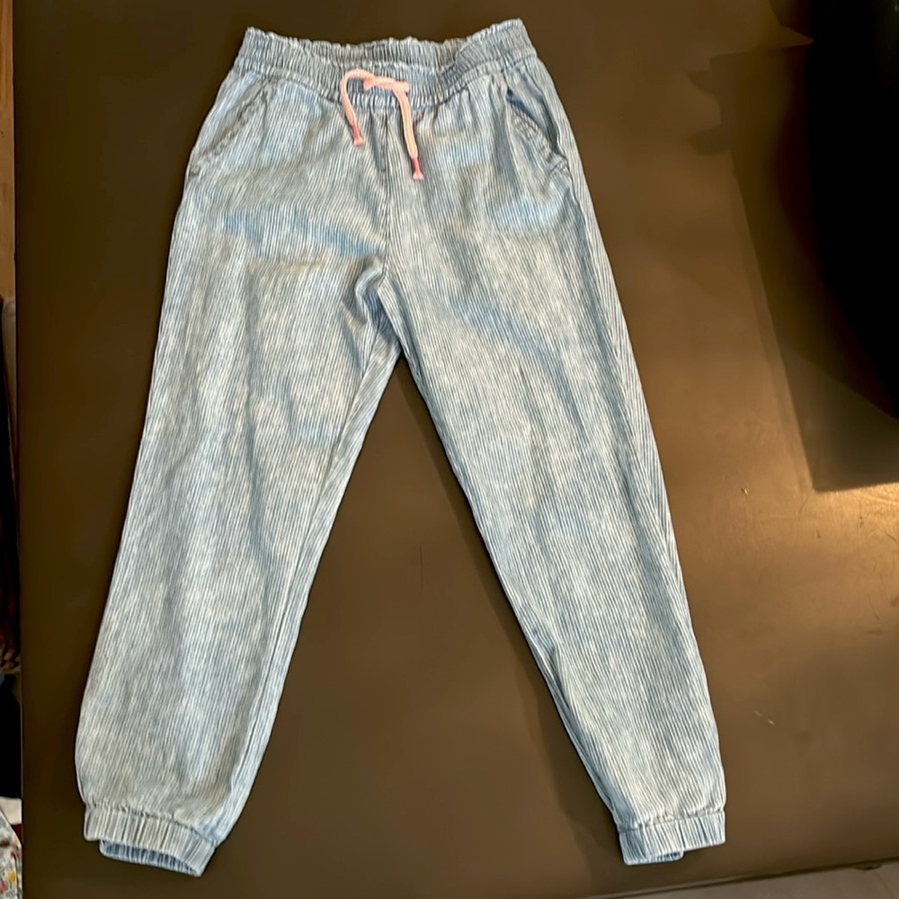 Crewcuts demin striped jeans size 8